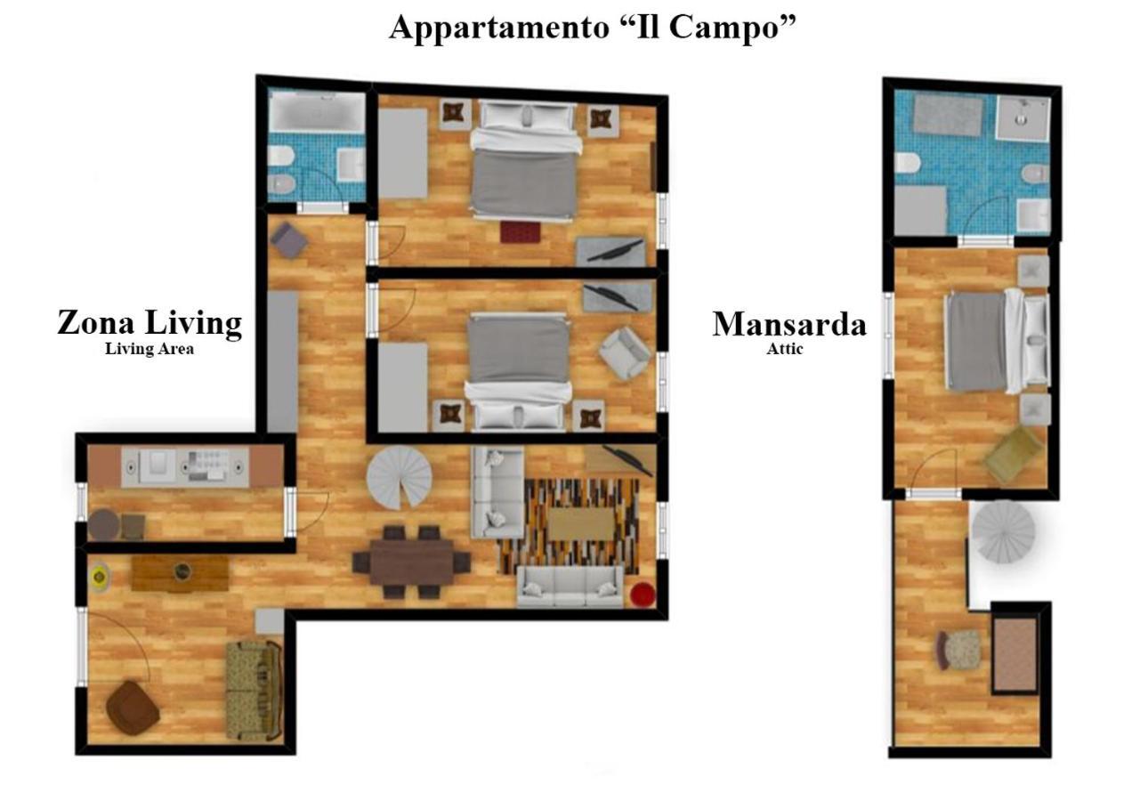 Appartamento Il Campo Siena Exterior foto